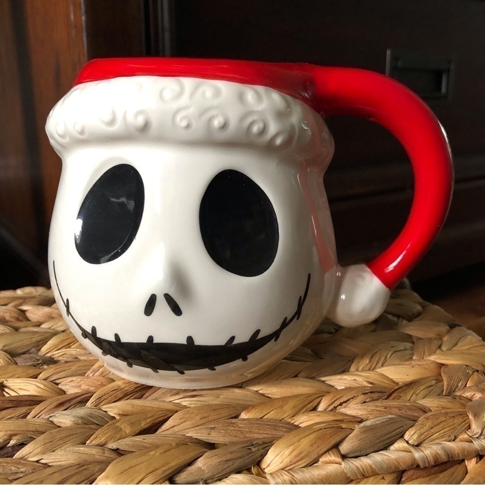 Disney NBC Jack Skellington Christmas hat mug
